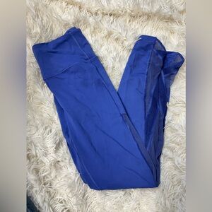 Victoria’s Secret Sport blue mesh leggings with pockets small